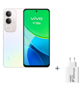 VIVO Y19s 6.68" 6Gb(+6Gb)128Gb Silver+Cargador 44W