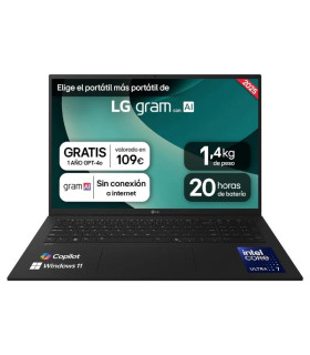 LG 17Z90T-G.AD88B Ultra7-255H 32GB 1TB W11H 17"