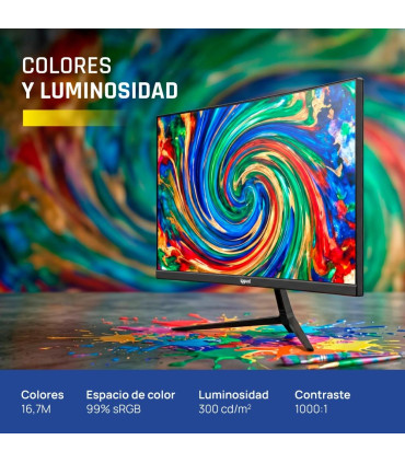 iggual Monitor 24" IPS 1ms FHD 120Hz VGA HDMI Slim