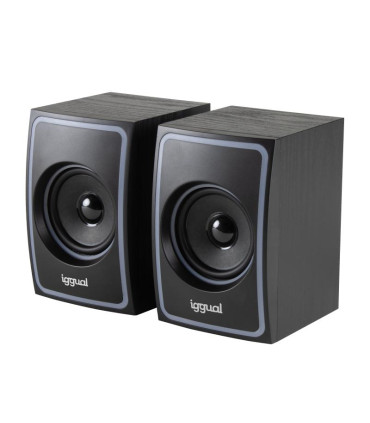 iggual Altavoces 2.0 10W mini-jack + USB Bluetooth