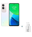VIVO Y19s 6.68" 6Gb(+6Gb)128Gb Silver+Cargador 44W
