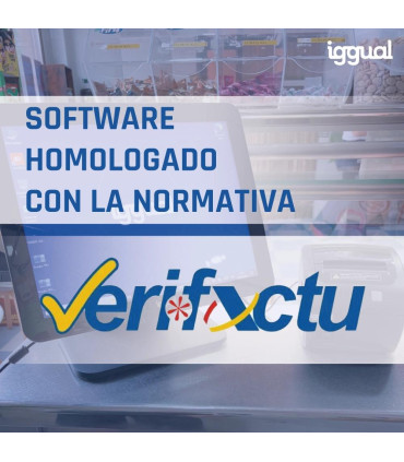 iggual TPV 15,6" N100 8+256GB W11Pro + Software
