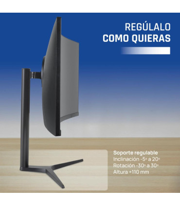 iggual Monitor 34" UWQHD 1ms 2DP 2HDMI MM AA Curvo
