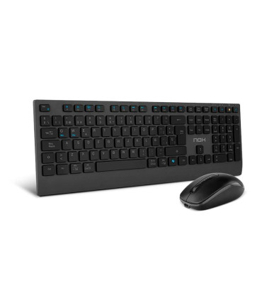 NOX LITE DUO Teclado+Ratón Inalámbrico Negro