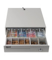 iggual Cajón portamonedas IRON-10W 38cm 4+6 blanco