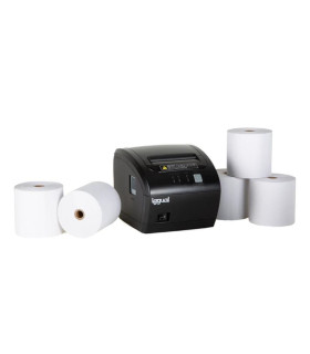 Kit impresora térmica tickets TP EASY 80 + 5 rollo