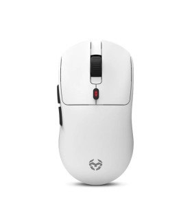 KROM KLEVER Raton gaming superligero wireless Blco