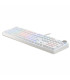 iggual Teclado gaming mecánico PEARL RGB blanco