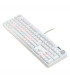 iggual Teclado gaming mecánico PEARL RGB blanco