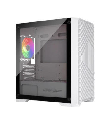 Keep Out Caja M-Atx XC-220W 4FANS Usb3.0 White