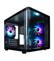 COOLBOX CHASIS MATX GM100 CRISTAL 3XVENT.ARGB