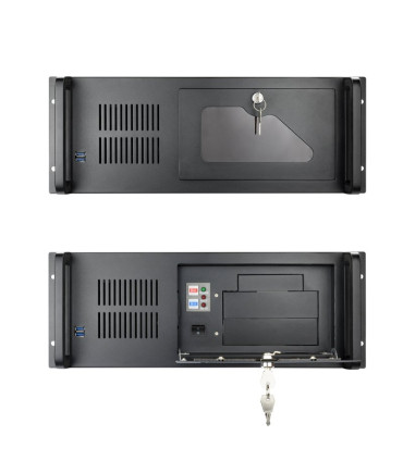 Tooq Caja RACK-406N-USB3 4U 19" ATX Sin F.A Negro