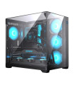 Hiditec Caja Atx Gaming Sky Black USB 3.1 TYPE-C