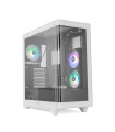 NOX Semitorre HUMMER ETHER Cristal Curvo Negro&Bla