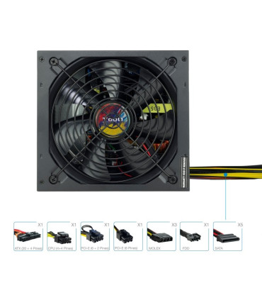 Tooq Fuente Alimentación TQAPOLO-650SP 650W
