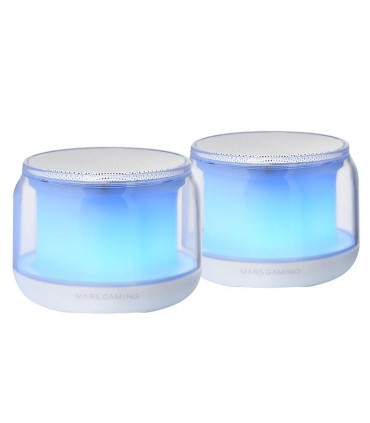 Mars Gaming Altavoces BT MS-AURAW 2.0 15W RGB