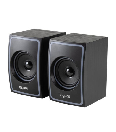 iggual Altavoces 2.0 10W mini-jack + USB Bluetooth