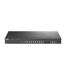 D-Link DMS-1250-12TP/E Switch 8xMG 2x10GB PoE L2