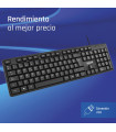 iggual Teclado USB estándar CK-STANDARD-105T negro