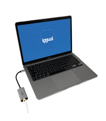 iggual Adaptador tipo C a RJ45 Gigabit 1000Mbps