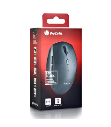 NGS RATON INALAMBRICO CON TECLAS SILENCIOSAS NEGRO