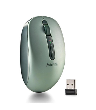 NGS Ratón Inalámbrico 2.4GHZ Dual BT FOGDUAL GREEN