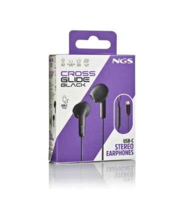 NGS Auricular Intraural Negro Micro USB-C