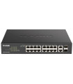 D-Link DGS-1100-18PV2 Switch 16xGb 2xSFP PoE+