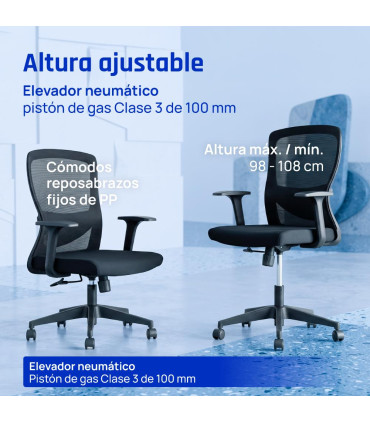 iggual Silla oficina Ergoline EN1335 150kg
