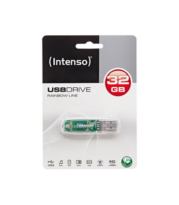 Intenso 3502480 Lápiz USB 2.0 Rainbow 32GB Transp