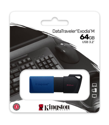 Kingston DataTraveler DTXM 64GB USB 3.2 Gen1 Azul