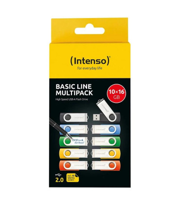 Intenso Basic Line Multipack Lápiz USB 2.0 4GB 10u