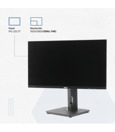 iggual Monitor 27" VGA HDMI 120Hz pivotante AA MM