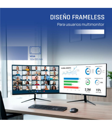 iggual Monitor 27" IPS 1ms FHD 120Hz VGA HDMI MM