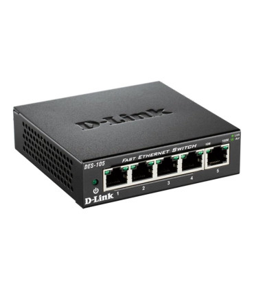 D-Link DES-105 Switch 5x10/100Mbps Metal