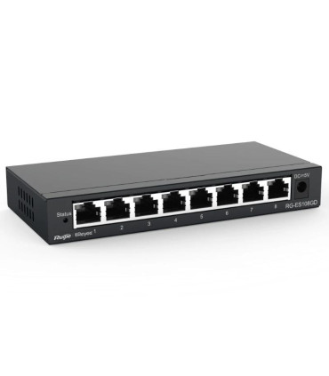 Reyee Unmanaged Switch 8xGb RJ45 Steel Case
