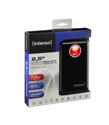 Intenso HDD Externo 6021580 2TB 2.5" USB 3.0 Negro