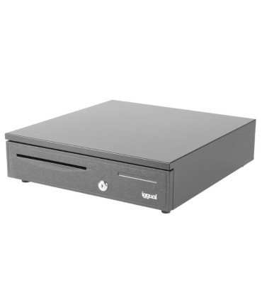 iggual Cajón portamonedas IRON-20 42cm 4+8 negro