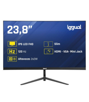 iggual Monitor 24" IPS 1ms FHD 120Hz VGA HDMI MM