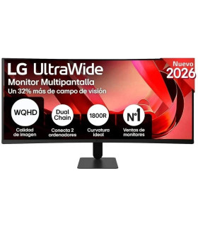 LG 34U601B-B Monitor 34" WQHD 120hz HDMI DP curv