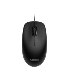 CoolBox Ratón U01 USB 1600DPI Negro