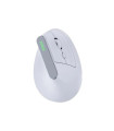 Nilox Ratón Wir Vertical Rec. Silen 1600DPI Blanco
