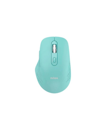 Nilox Ratón Dual Wireless 1600dpi silen. Cyan
