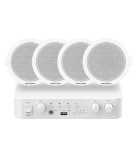 Hikvision DS-QAE1KA80206-4 Kit 1xAmpl 4xAlta Techo
