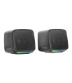 Mars Gaming MS-PRO Altavoces RGB Flow 10 W Negro