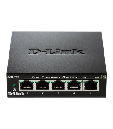 D-Link DES-105 Switch 5x10/100Mbps Metal