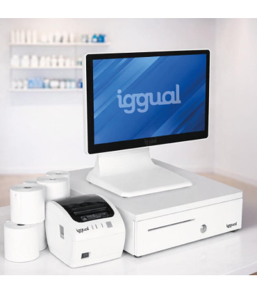 Pack completo TPV blanco 15,6" N100 30PW EASY80W