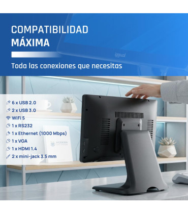 iggual TPV 15,6" N100 8+256GB W11Pro + Software