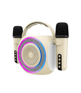 Celly Altavoz+2Micros PARTYMIC2WH Rgb