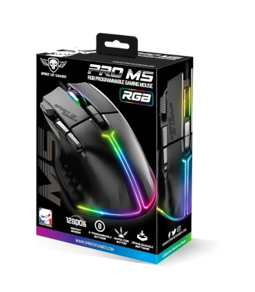 Spirit of Gamer Raton Souris Pro M5 Negro